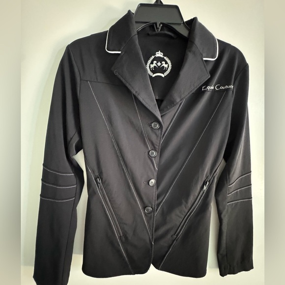 Equine Couture Jackets & Blazers - Equine Couture Black Show Coat Size M